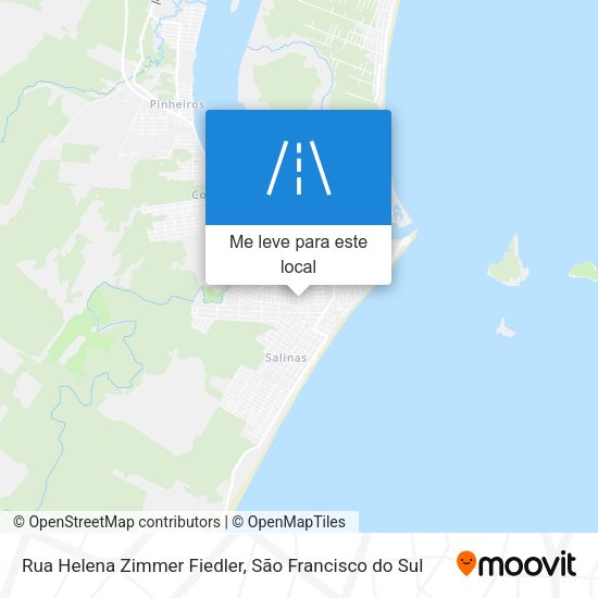 Rua Helena Zimmer Fiedler mapa