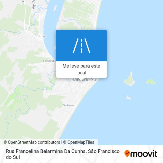 Rua Francelina Belarmina Da Cunha mapa