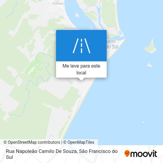 Rua Napoleão Camilo De Souza mapa