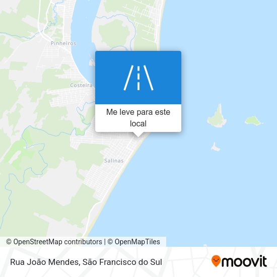Rua João Mendes mapa