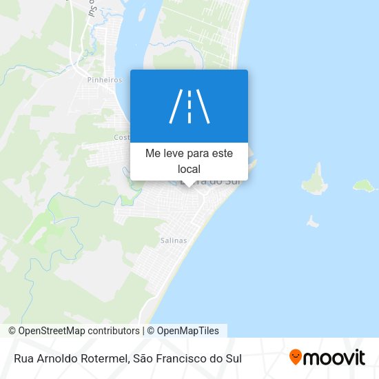 Rua Arnoldo Rotermel mapa