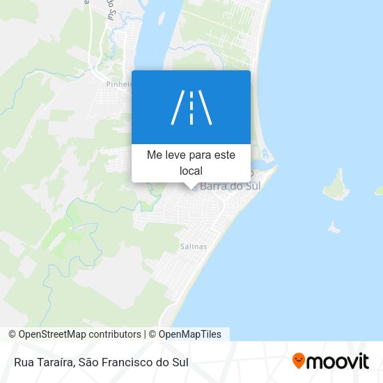 Rua Taraíra mapa