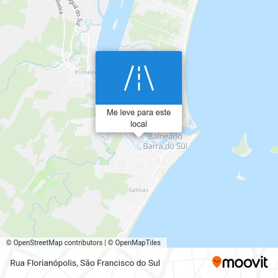 Rua Florianópolis mapa