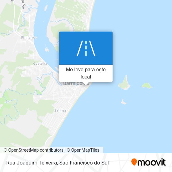 Rua Joaquim Teixeira mapa