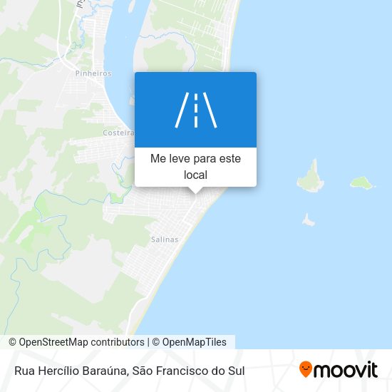 Rua Hercílio Baraúna mapa