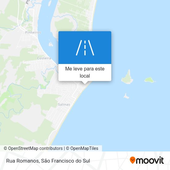 Rua Romanos mapa