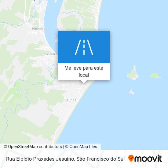 Rua Elpídio Praxedes Jesuíno mapa