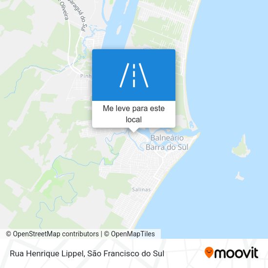 Rua Henrique Lippel mapa