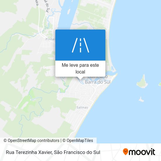 Rua Terezinha Xavier mapa