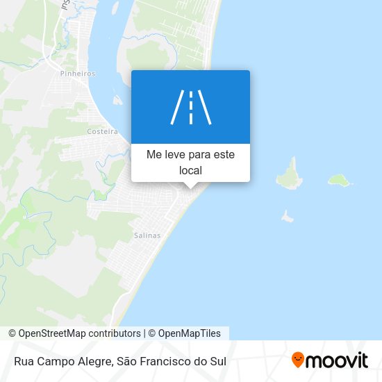 Rua Campo Alegre mapa