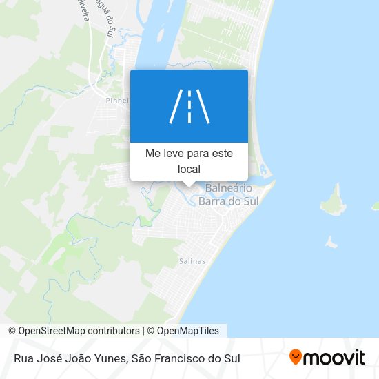 Rua José João Yunes mapa