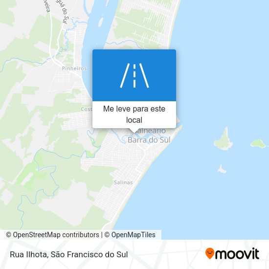 Rua Ilhota mapa