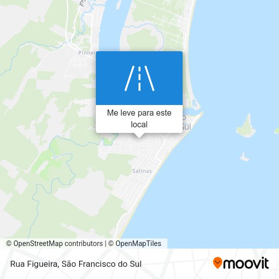 Rua Figueira mapa