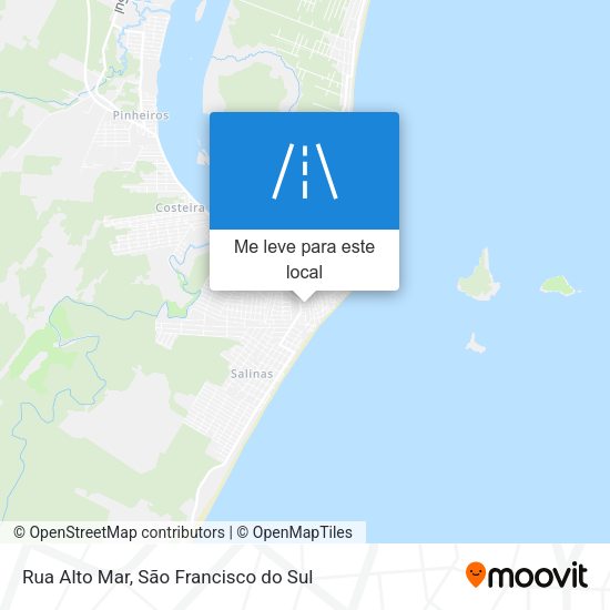Rua Alto Mar mapa