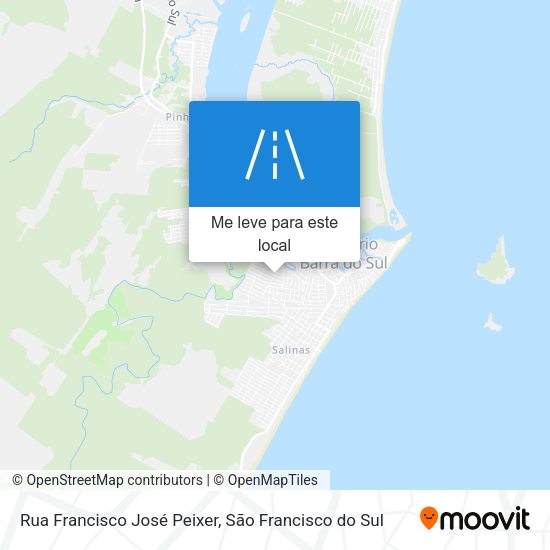 Rua Francisco José Peixer mapa