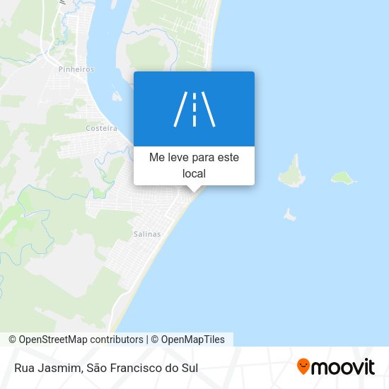 Rua Jasmim mapa
