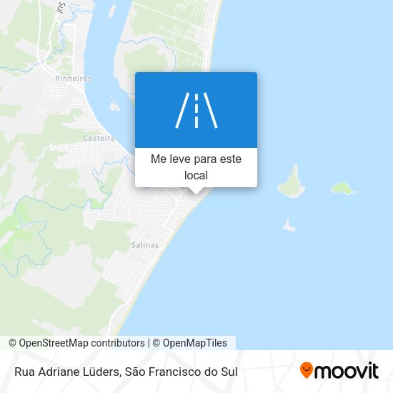 Rua Adriane Lüders mapa