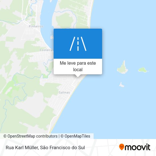 Rua Karl Müller mapa