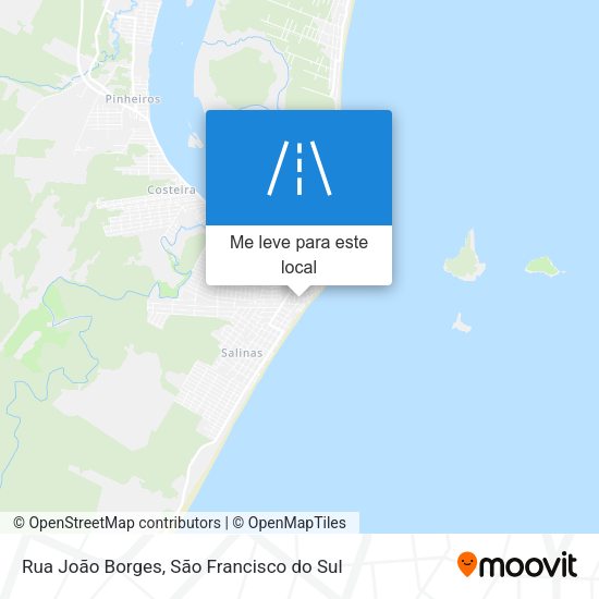 Rua João Borges mapa