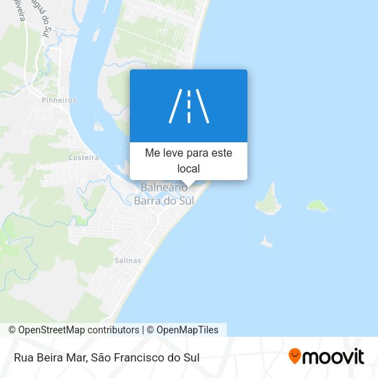 Rua Beira Mar mapa