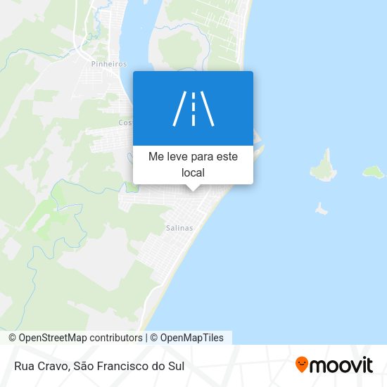 Rua Cravo mapa