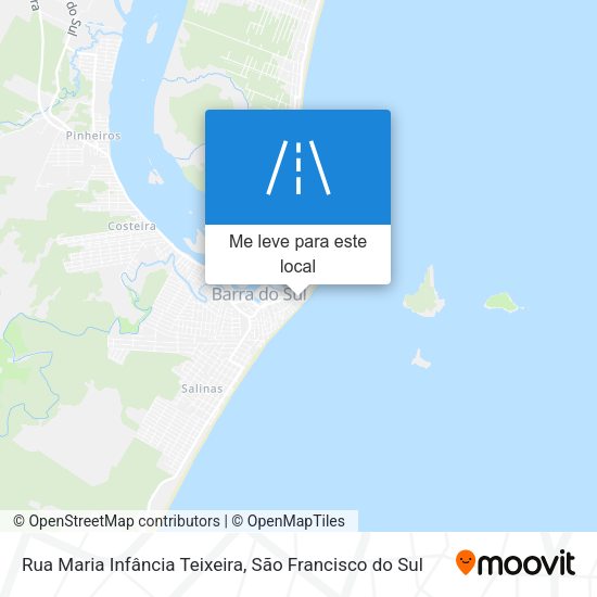 Rua Maria Infância Teixeira mapa