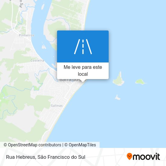 Rua Hebreus mapa