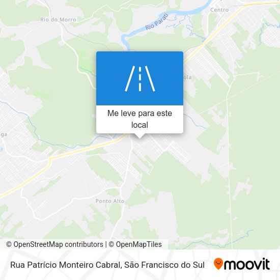 Rua Patrício Monteiro Cabral mapa