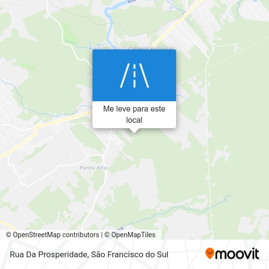 Rua Da Prosperidade mapa