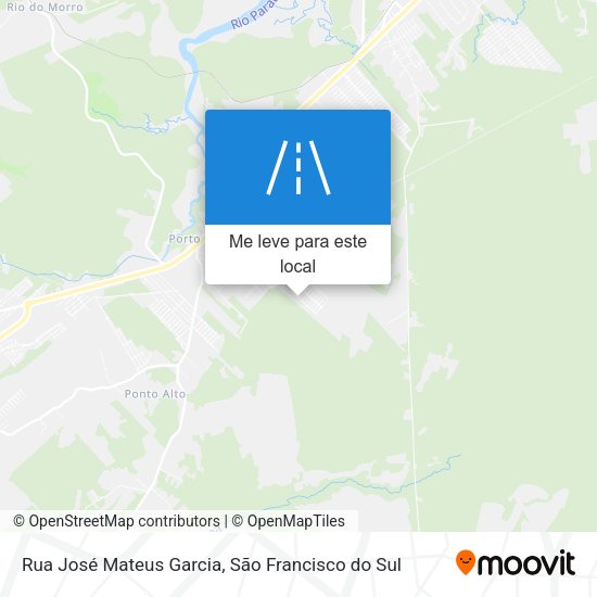 Rua José Mateus Garcia mapa
