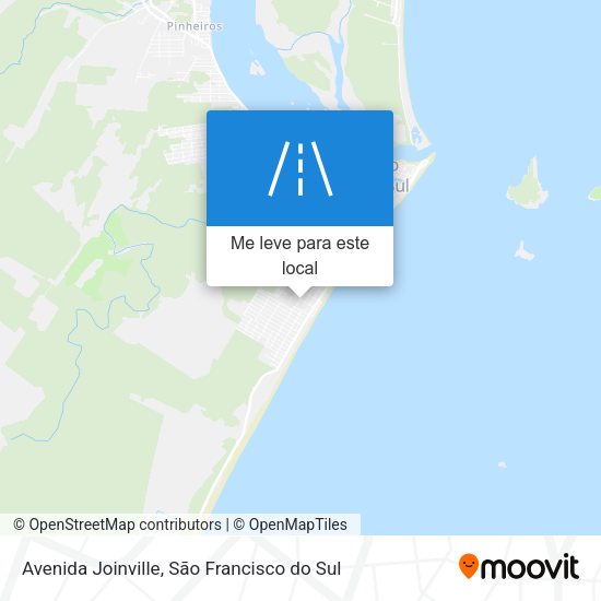 Avenida Joinville mapa