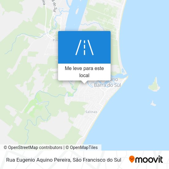 Rua Eugenio Aquino Pereira mapa