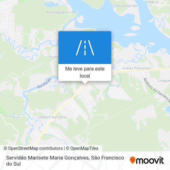 Servidão Marisete Maria Gonçalves mapa