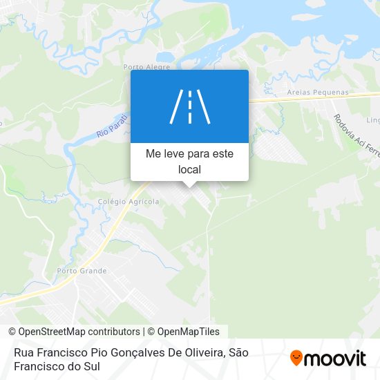 Rua Francisco Pio Gonçalves De Oliveira mapa