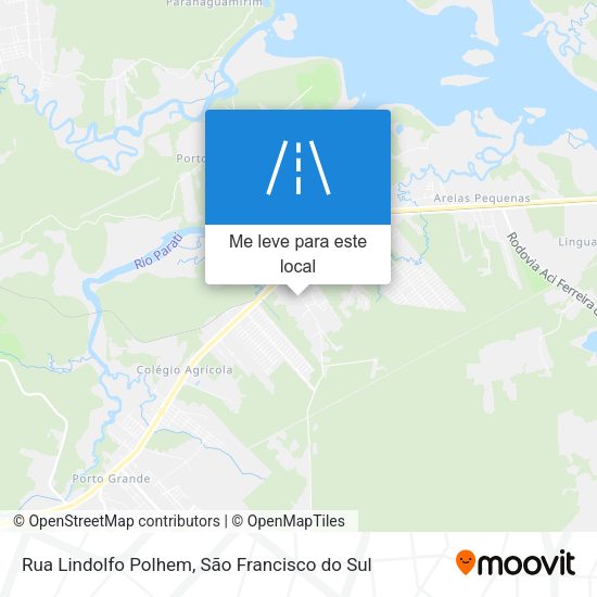 Rua Lindolfo Polhem mapa