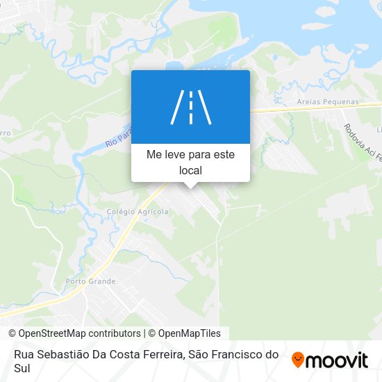 Rua Sebastião Da Costa Ferreira mapa