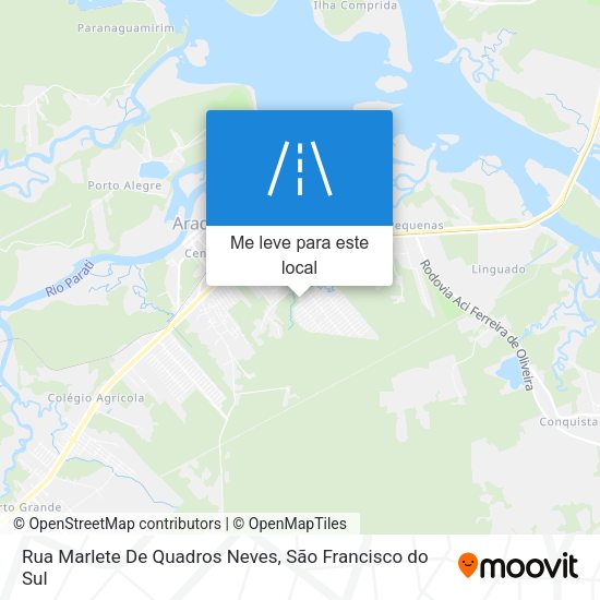 Rua Marlete De Quadros Neves mapa
