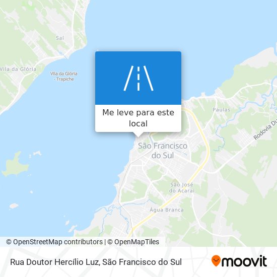 Rua Doutor Hercílio Luz mapa