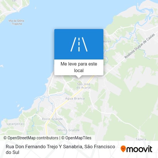 Rua Don Fernando Trejo Y Sanabria mapa