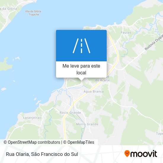 Rua Olaria mapa