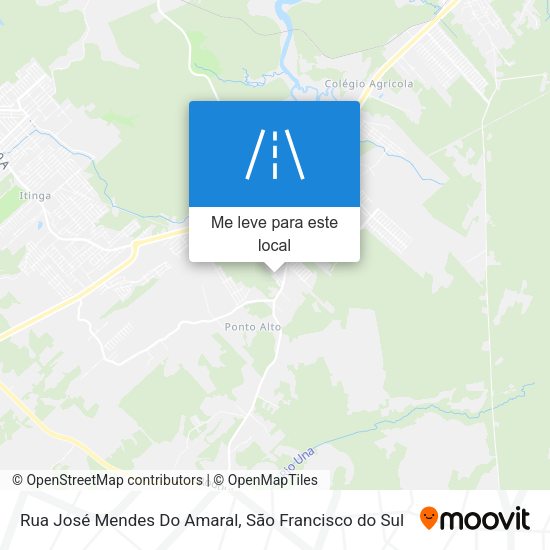 Rua José Mendes Do Amaral mapa