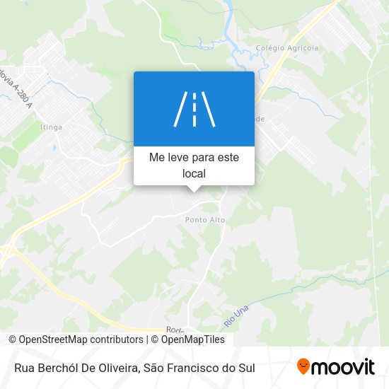 Rua Berchól De Oliveira mapa