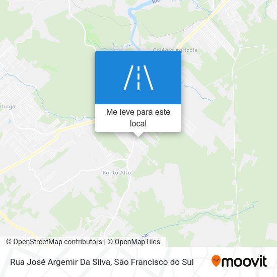 Rua José Argemir Da Silva mapa