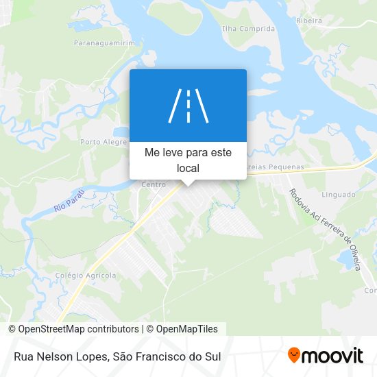 Rua Nelson Lopes mapa