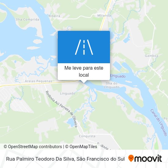 Rua Palmiro Teodoro Da Silva mapa