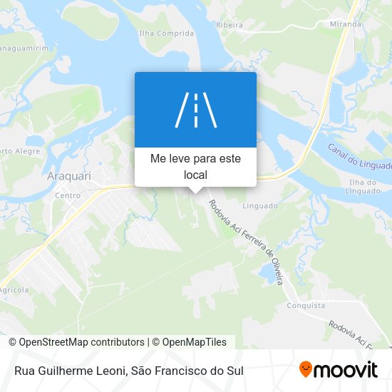 Rua Guilherme Leoni mapa