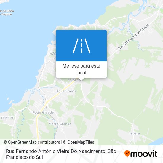 Rua Fernando Antônio Vieira Do Nascimento mapa