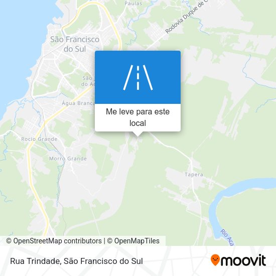 Rua Trindade mapa