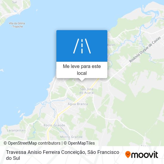 Travessa Anísio Ferreira Conceição mapa