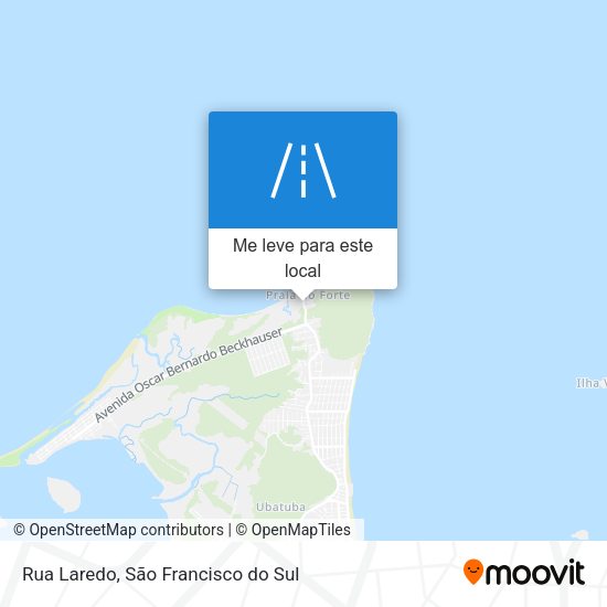 Rua Laredo mapa